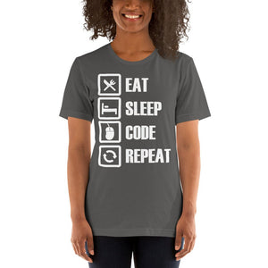 Eat, sleep, code, repeat - T-Shirt Clan