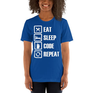 Eat, sleep, code, repeat - T-Shirt Clan