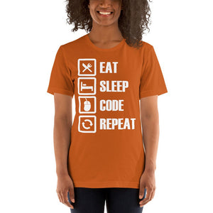 Eat, sleep, code, repeat - T-Shirt Clan