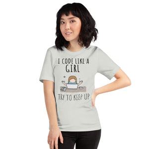 I code like a girl - T-Shirt Clan