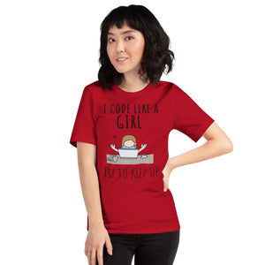 I code like a girl - T-Shirt Clan