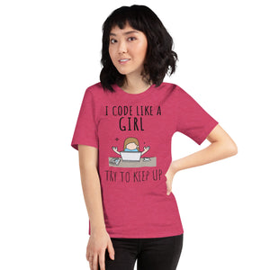 I code like a girl - T-Shirt Clan