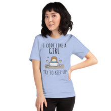 Load image into Gallery viewer, I code like a girl - T-Shirt Clan