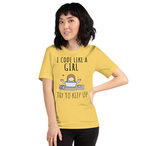 I code like a girl - T-Shirt Clan