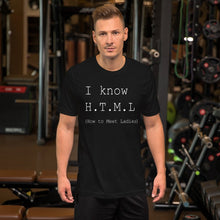 Load image into Gallery viewer, I know HTML - T-Shirt Clan