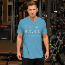 Load image into Gallery viewer, I know HTML - T-Shirt Clan