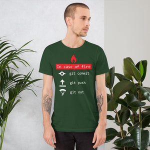 In case of fire, git out - T-Shirt Clan