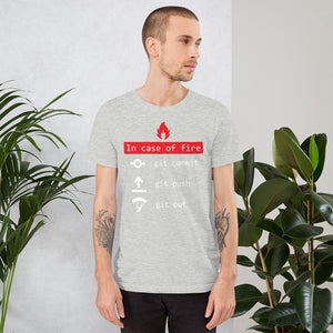 In case of fire, git out - T-Shirt Clan