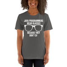 Load image into Gallery viewer, Java programmers wear glasses - T-Shirt Clan