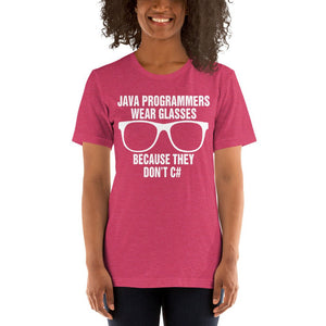 Java programmers wear glasses - T-Shirt Clan