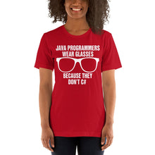 Load image into Gallery viewer, Java programmers wear glasses - T-Shirt Clan