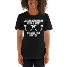 Load image into Gallery viewer, Java programmers wear glasses - T-Shirt Clan