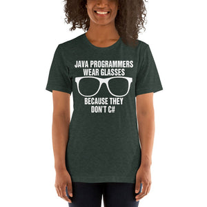 Java programmers wear glasses - T-Shirt Clan