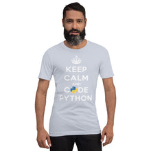 Load image into Gallery viewer, Keep calm and code python - T-Shirt Clan