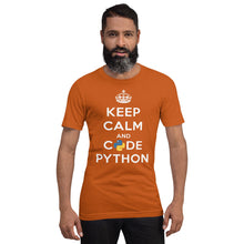 Load image into Gallery viewer, Keep calm and code python - T-Shirt Clan