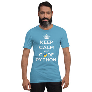 Keep calm and code python - T-Shirt Clan