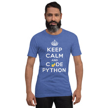 Load image into Gallery viewer, Keep calm and code python - T-Shirt Clan