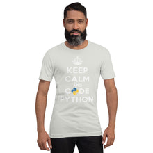 Load image into Gallery viewer, Keep calm and code python - T-Shirt Clan