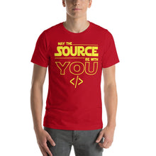 Load image into Gallery viewer, May the source be with you - T-Shirt Clan