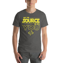 Load image into Gallery viewer, May the source be with you - T-Shirt Clan