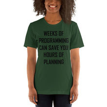 Load image into Gallery viewer, Programming vs. planning - T-Shirt Clan