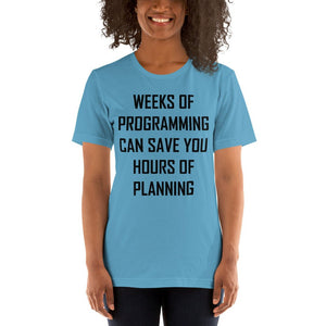 Programming vs. planning - T-Shirt Clan