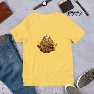 Pumpkins and leaves - T-Shirt Clan