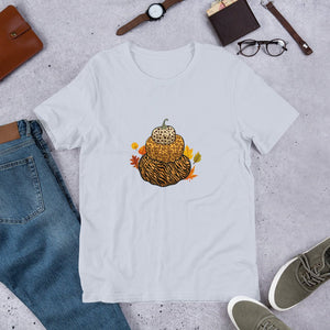 Pumpkins and leaves - T-Shirt Clan