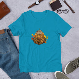 Pumpkins and leaves - T-Shirt Clan