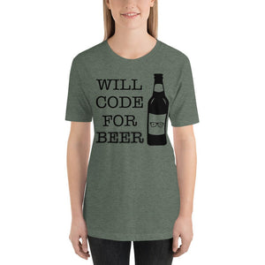 Will code for beer - T-Shirt Clan